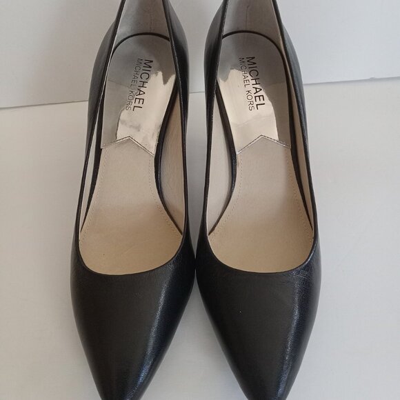 Michael Kors MK Sz 9 Mid Heel Pointed Closed-Toe Pumps - Picture 2 of 12
